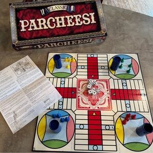Vintage Classic Parcheesi Board Game Hasbro Inc 2007